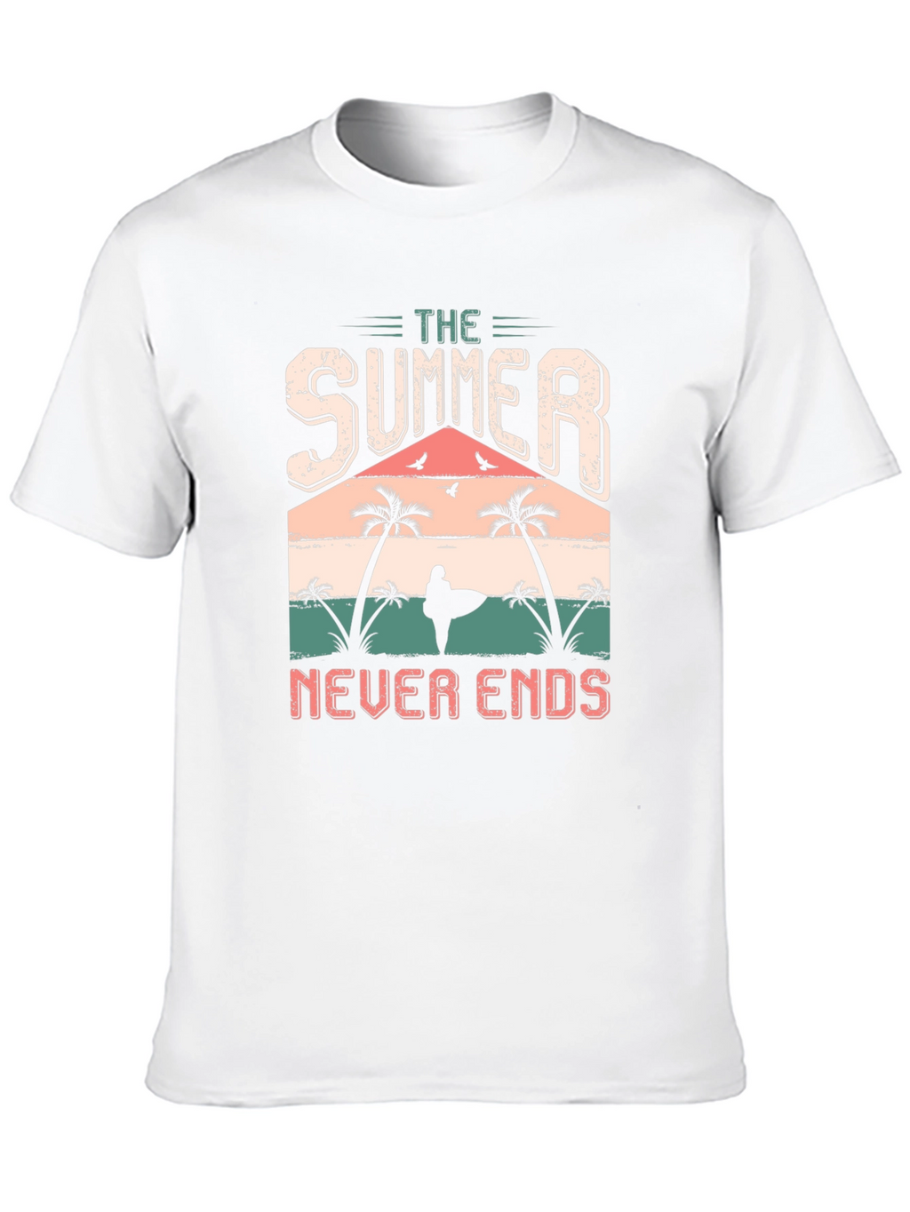 The Summer Never Ends T-Shirt Black