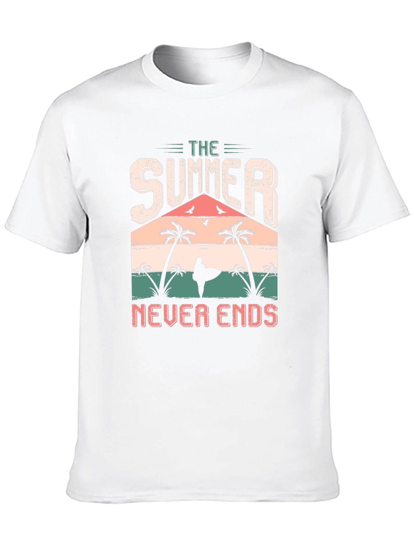 The Summer Never Ends T-Shirt Black