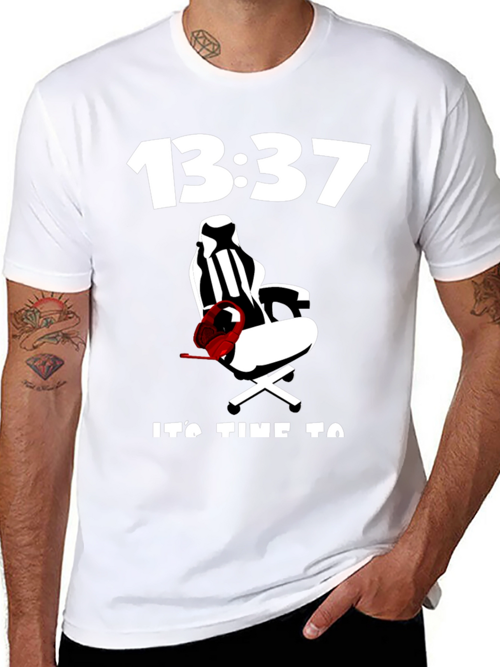 13:37 Time to Game T-Shirt