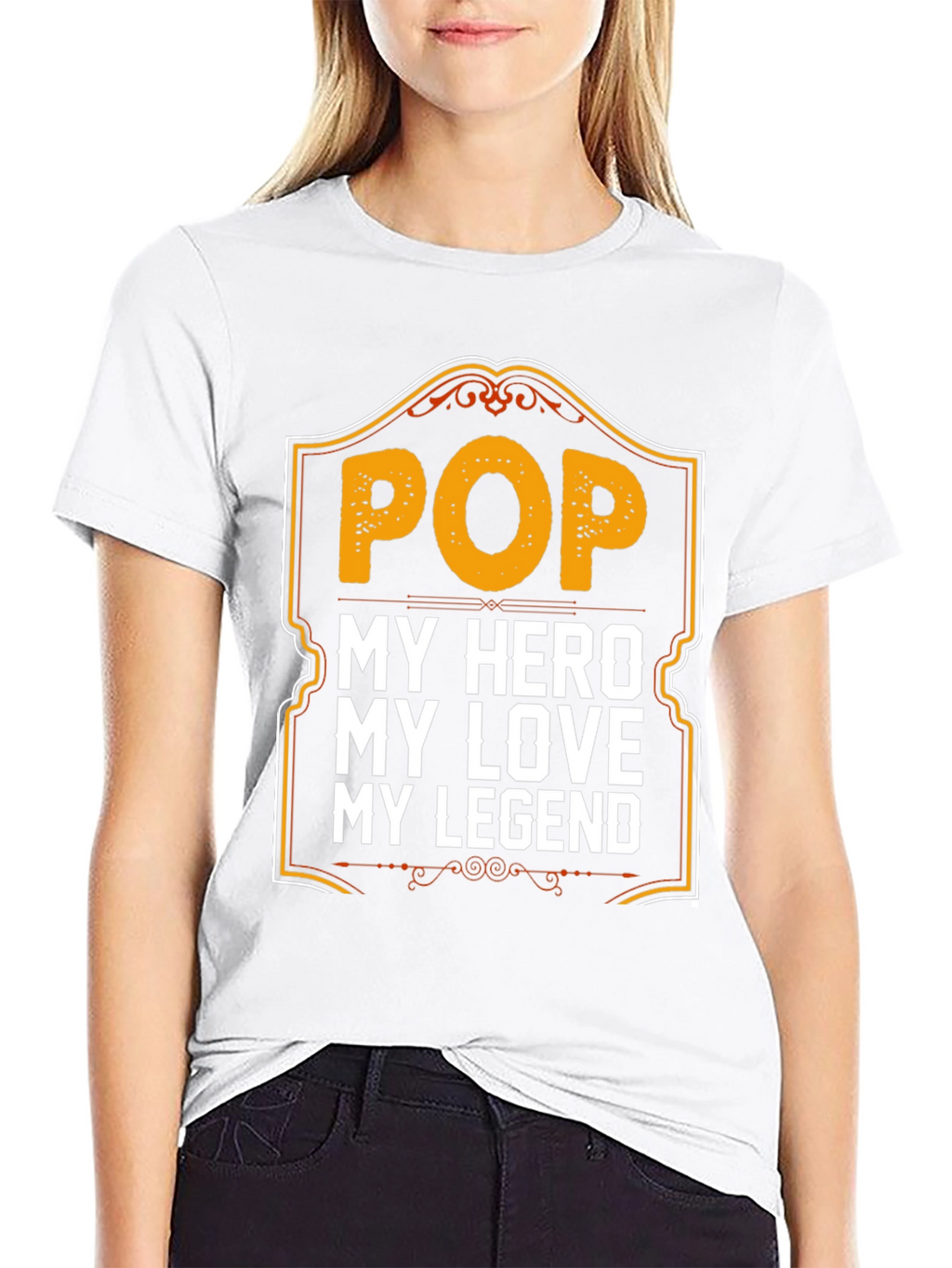 Pop Hero Legend Black Graphic T-Shirt