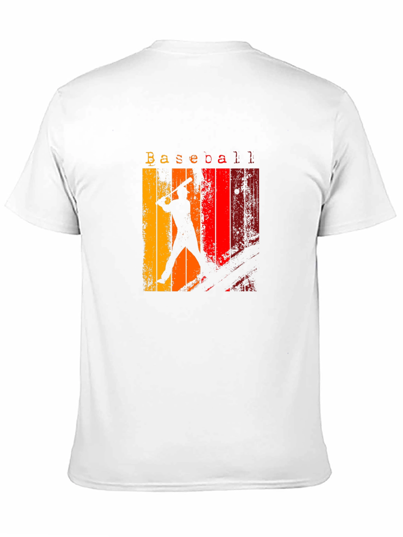 Retro Baseball Silhouette Graphic Tee