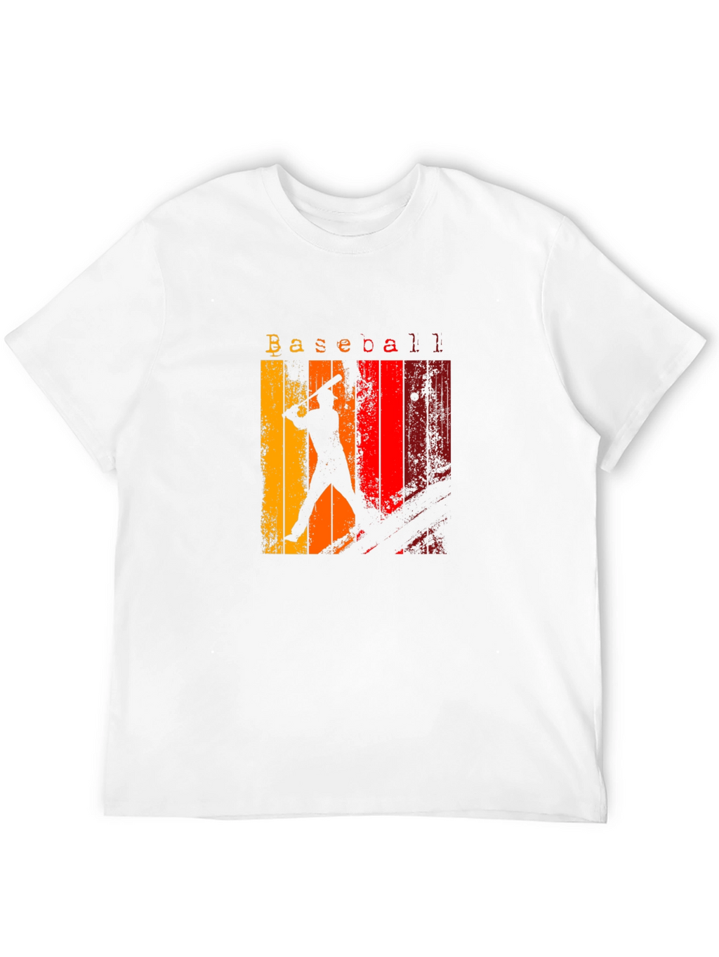 Retro Baseball Silhouette Graphic Tee