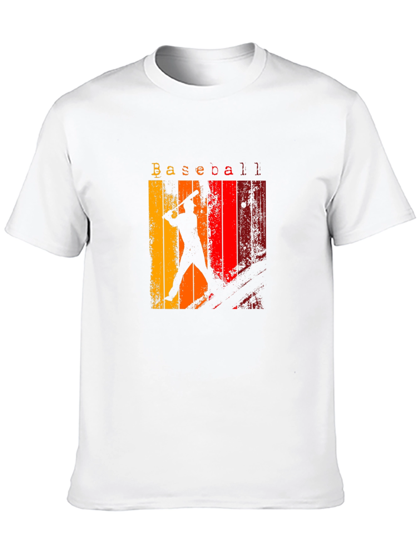 Retro Baseball Silhouette Graphic Tee