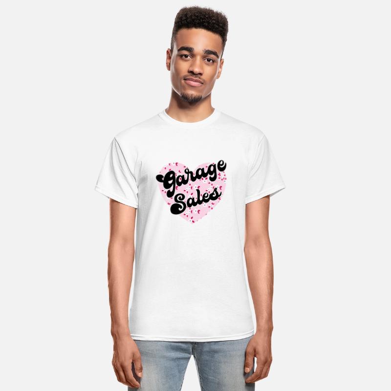 Garage Sales pink floral heart