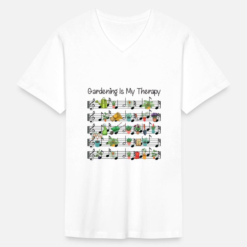 Gardening Is My Therapy Funny Plants Music