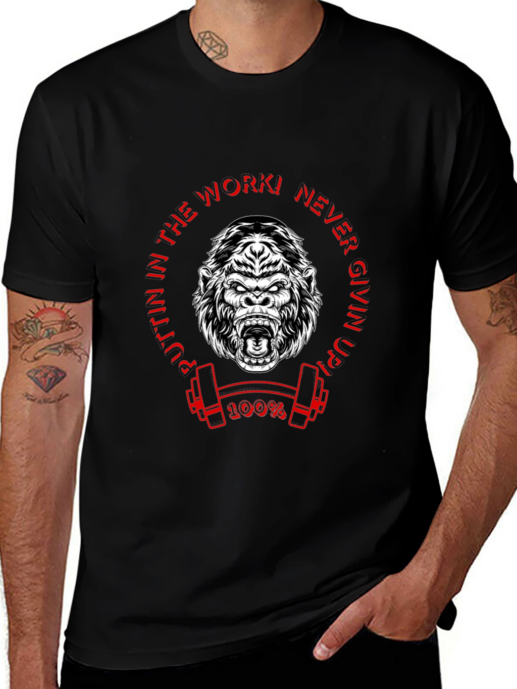 Gorilla Gym Motivation T-Shirt