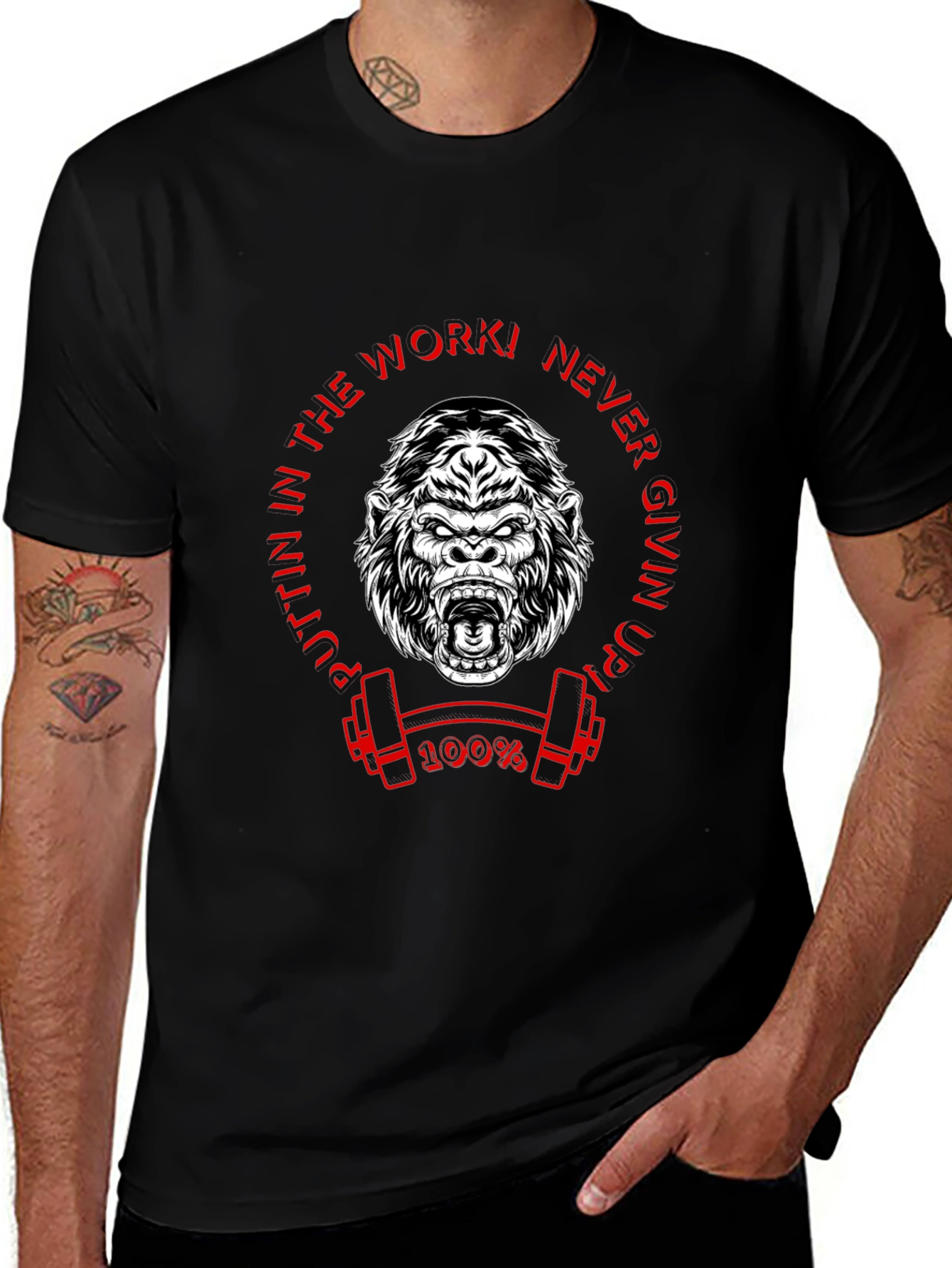 Gorilla Gym Motivation T-Shirt