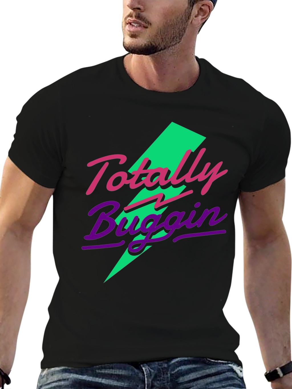 Totally Buggin 90s Style Graphic Tee