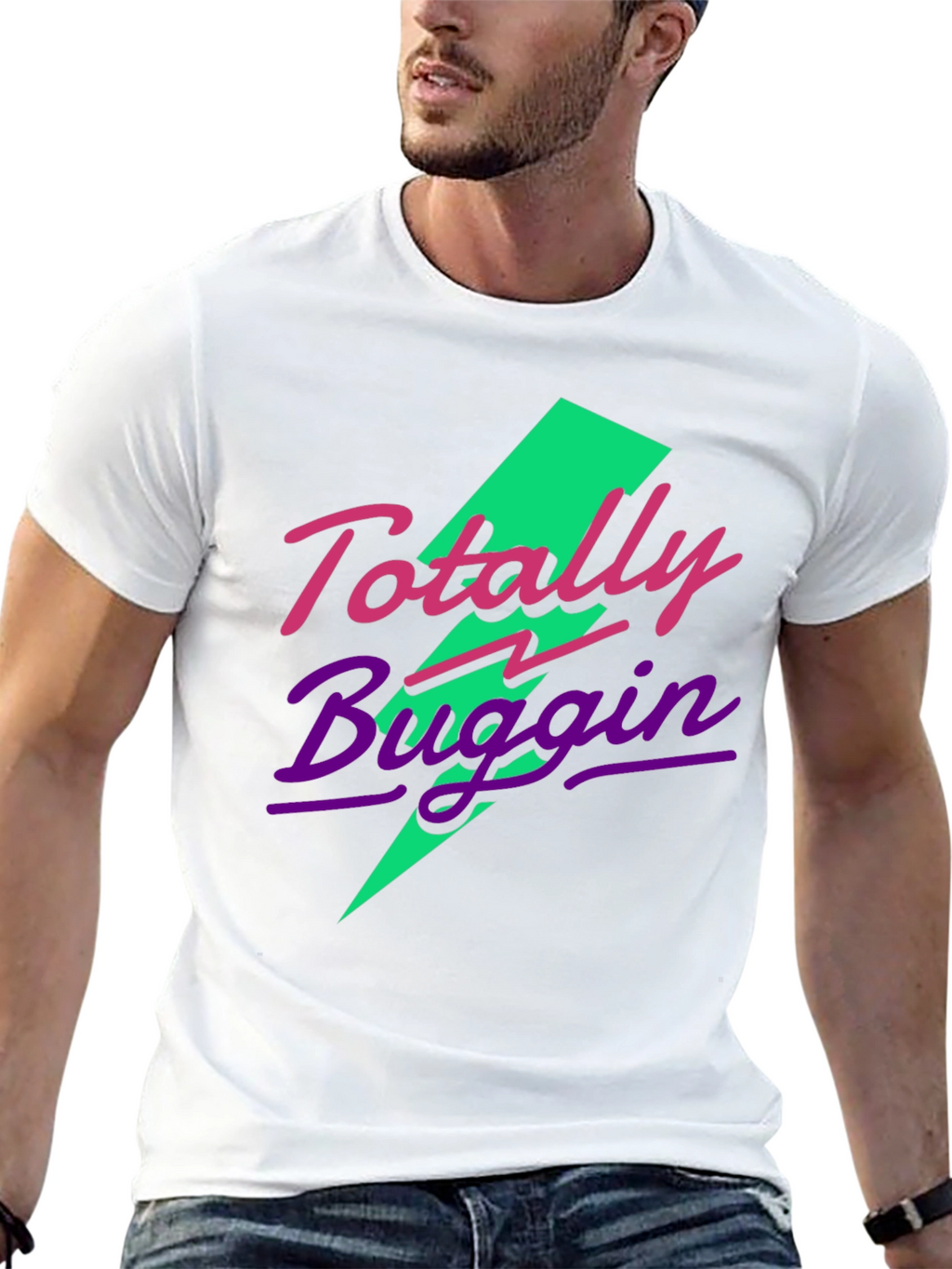 Totally Buggin 90s Style Graphic Tee