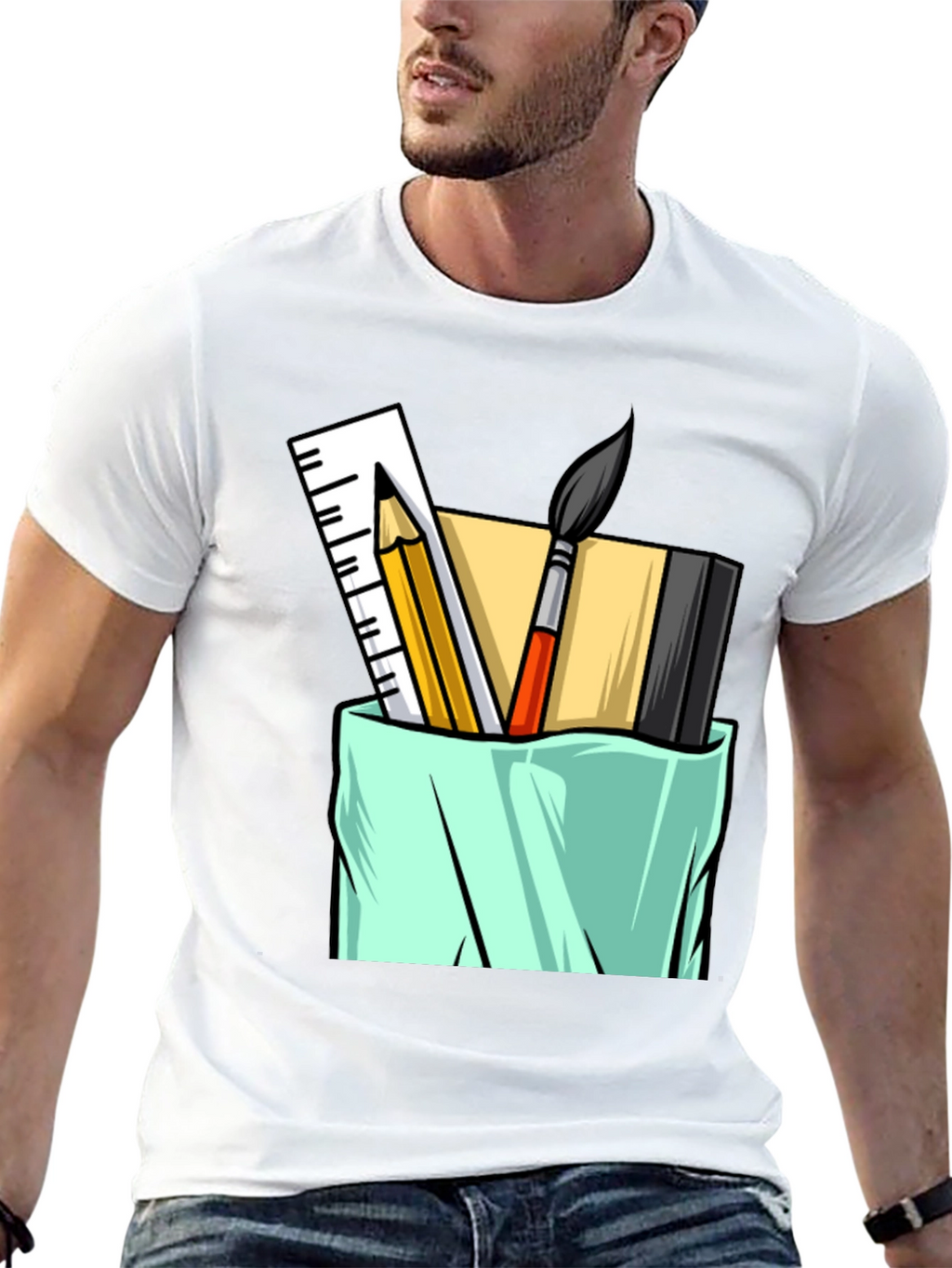 Artists Toolkit Graphic Tee - Black Cotton T-Shirt