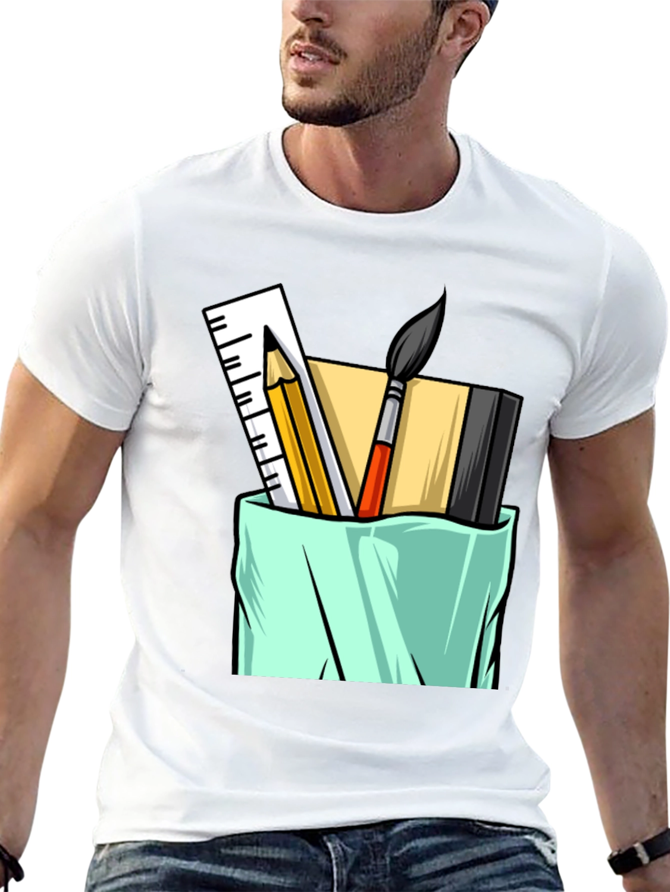 Artists Toolkit Graphic Tee - Black Cotton T-Shirt