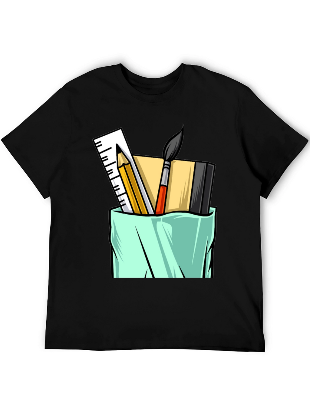 Artists Toolkit Graphic Tee - Black Cotton T-Shirt