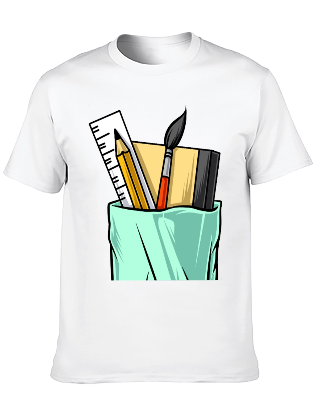Artists Toolkit Graphic Tee - Black Cotton T-Shirt