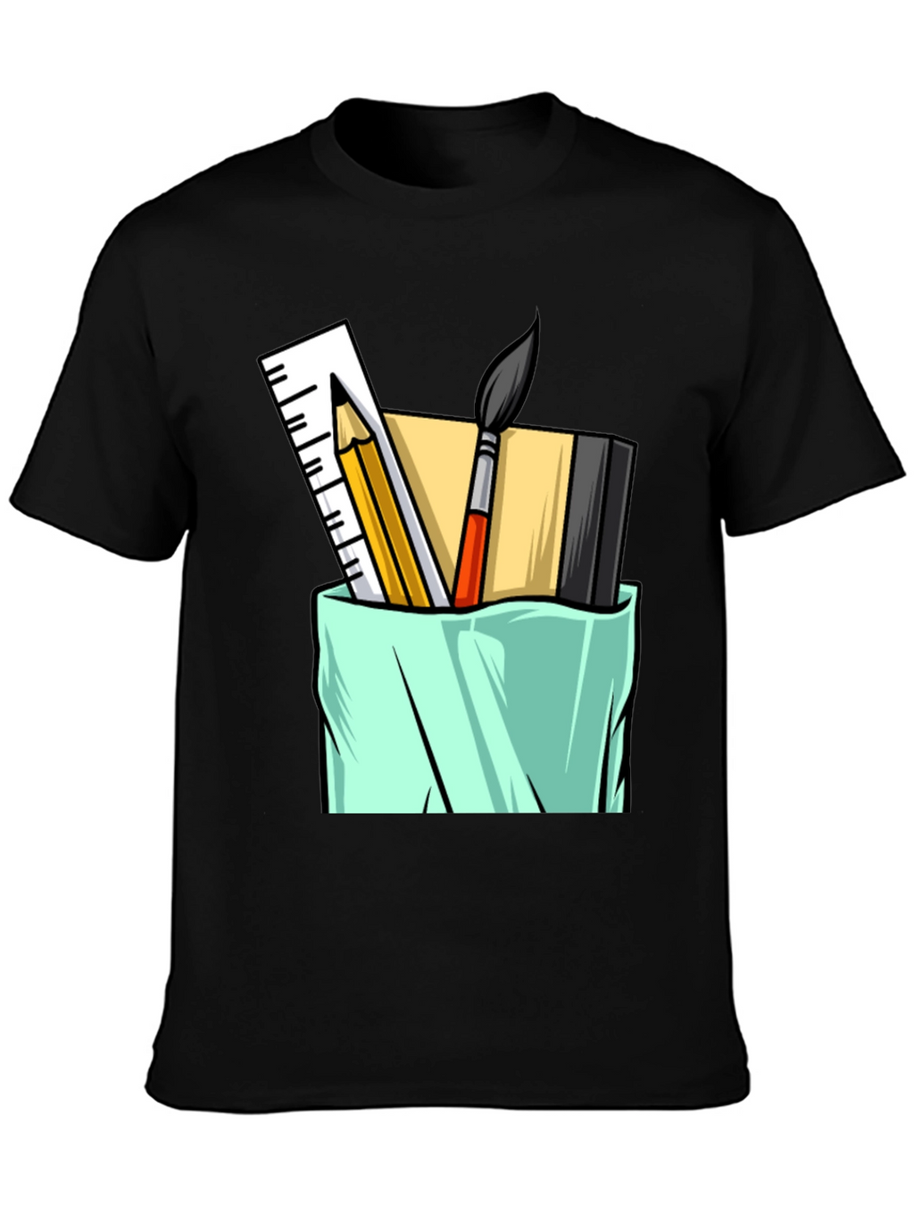 Artists Toolkit Graphic Tee - Black Cotton T-Shirt