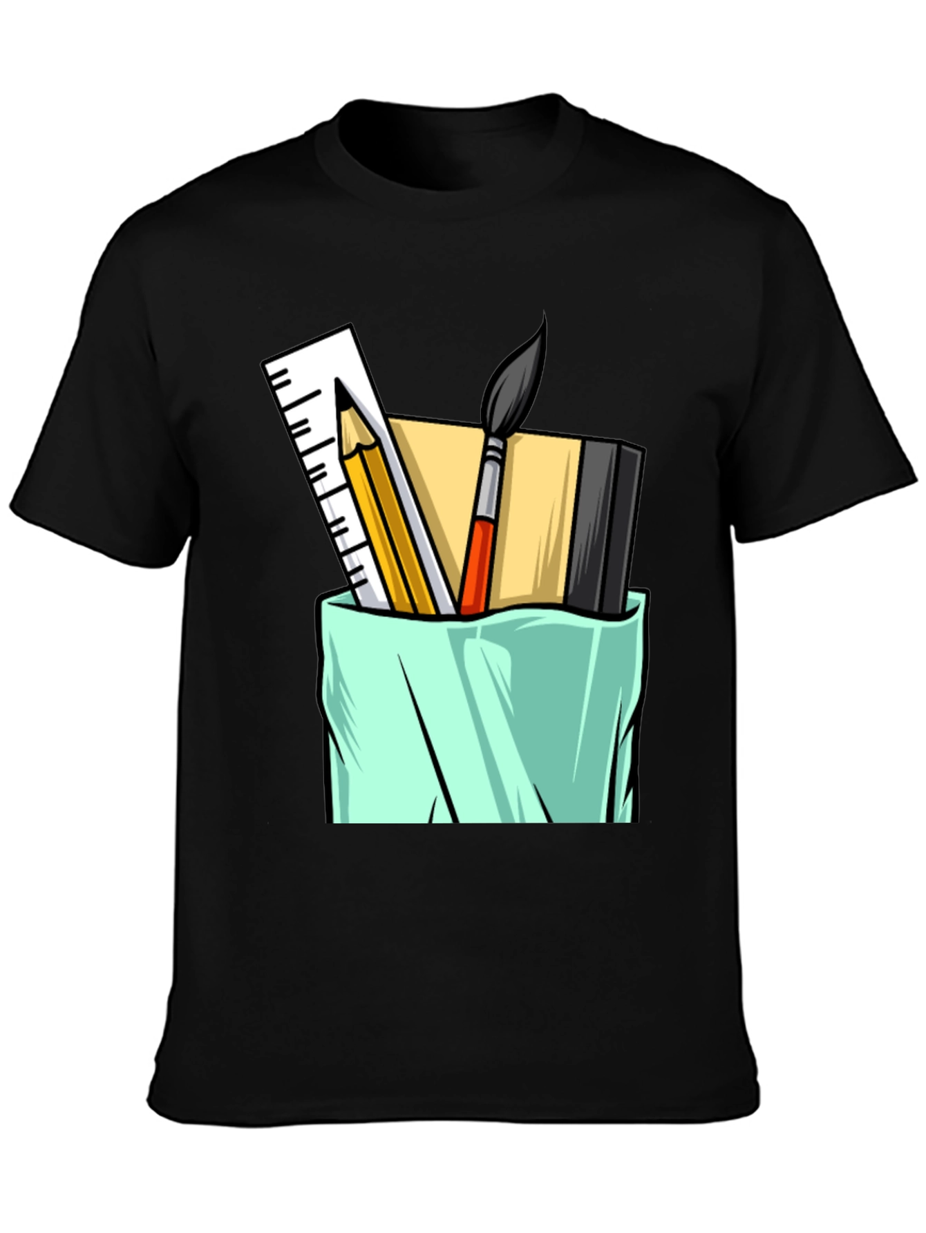 Artists Toolkit Graphic Tee - Black Cotton T-Shirt