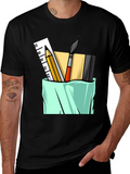 Artists Toolkit Graphic Tee - Black Cotton T-Shirt