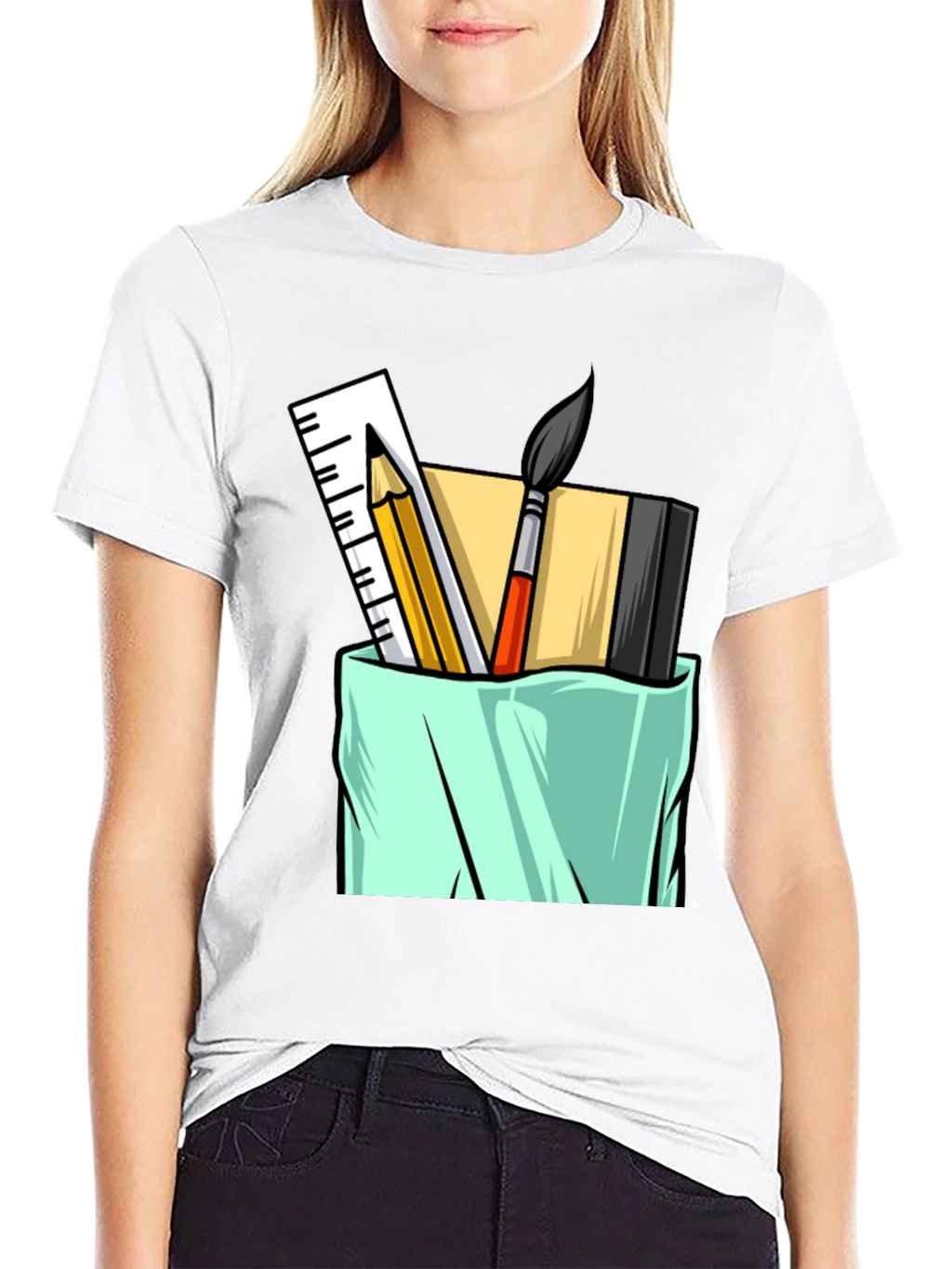 Artists Toolkit Graphic Tee - Black Cotton T-Shirt