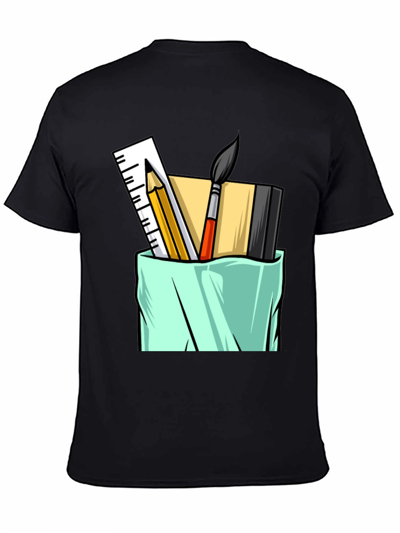 Artists Toolkit Graphic Tee - Black Cotton T-Shirt