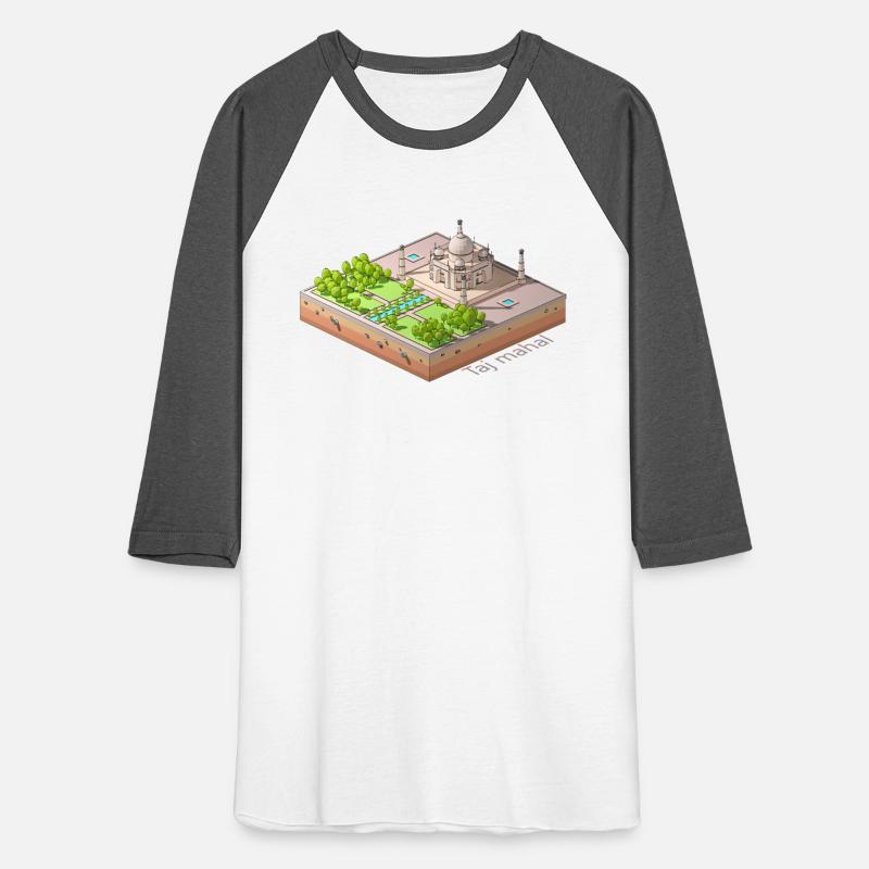 Geometric low poly Taj Mahal