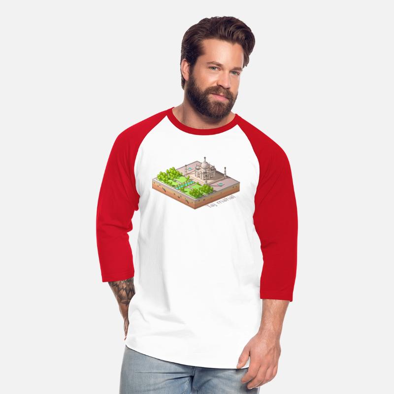 Geometric low poly Taj Mahal