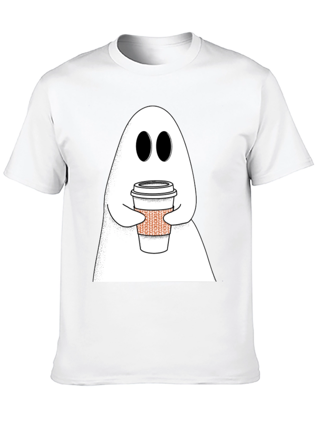 Ghost Coffee T-Shirt - Halloween Ready!