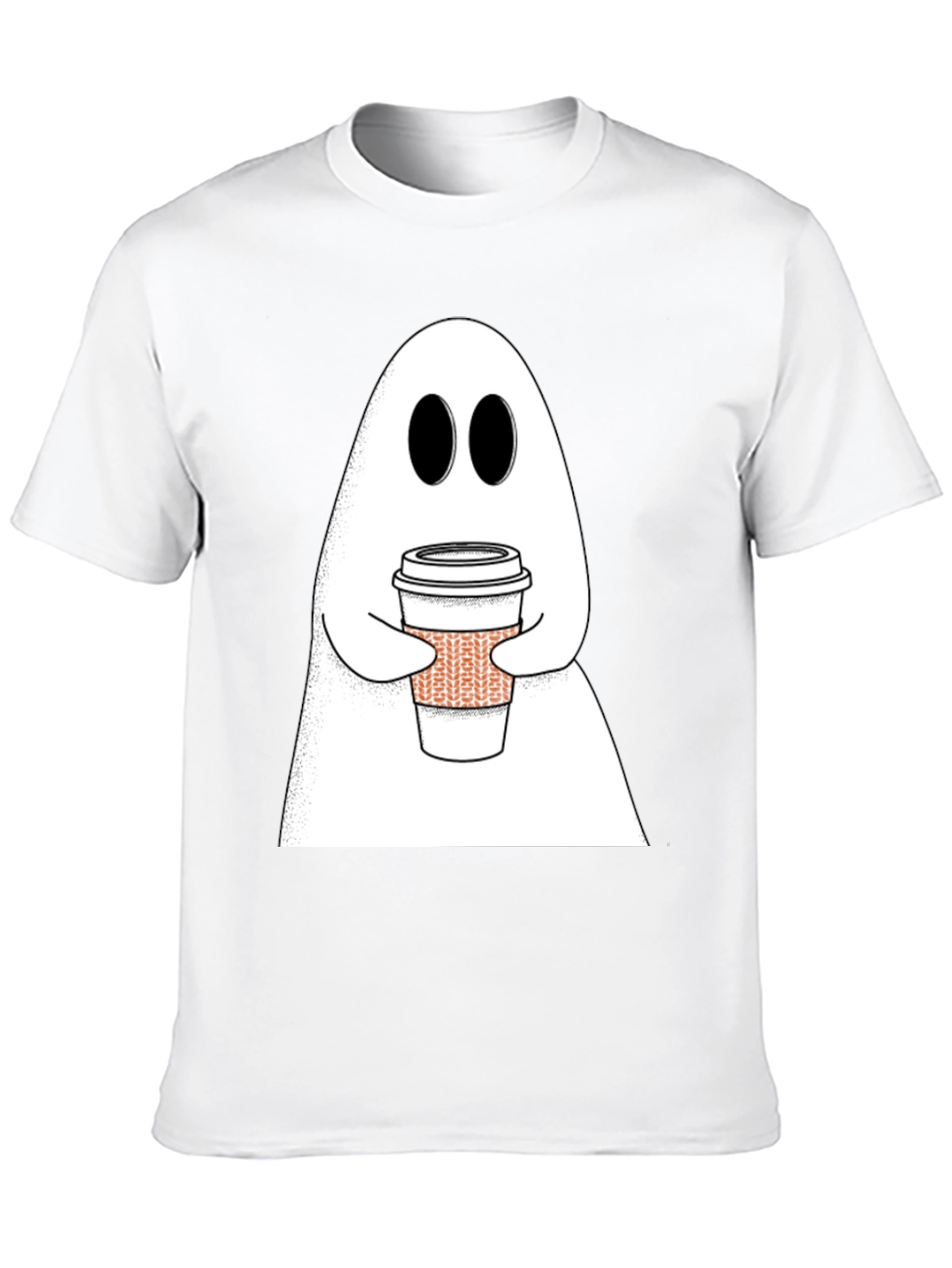 Ghost Coffee T-Shirt - Halloween Ready!
