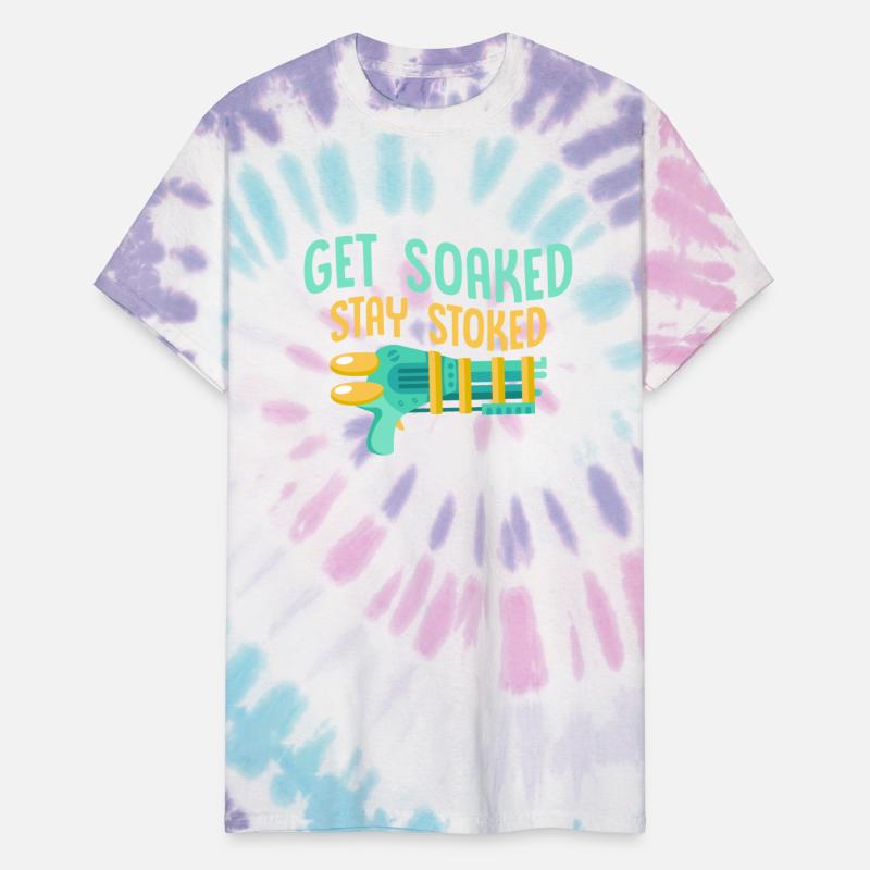 Get Soaked, Stay Stoked Squirt Gun Summer Water Fu