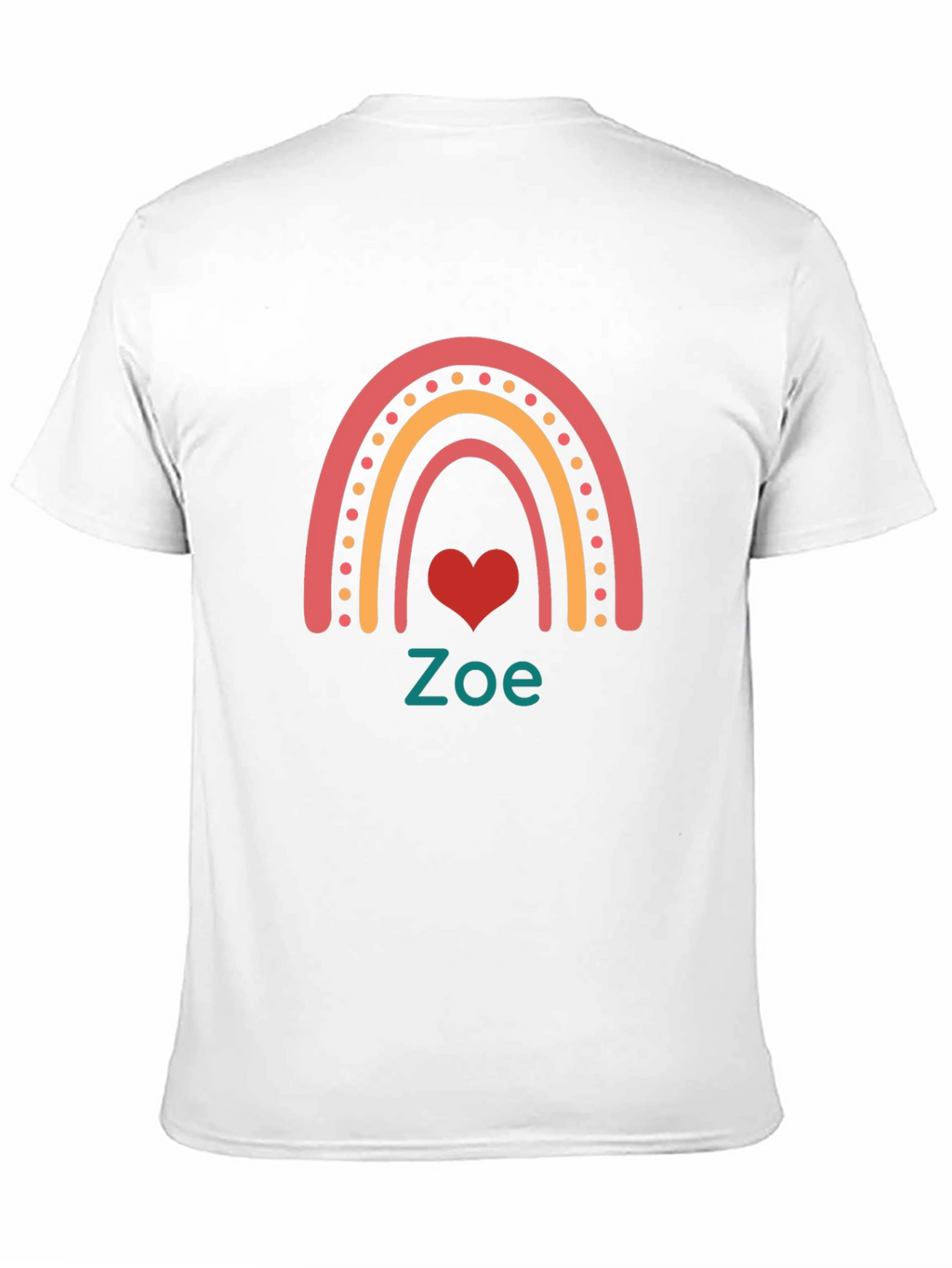 Zoe Rainbow Heart T-Shirt