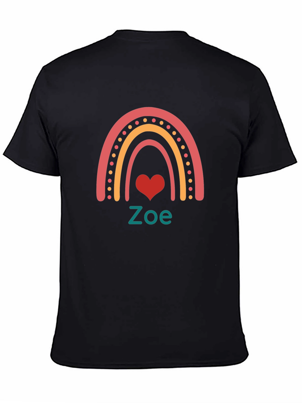 Zoe Rainbow Heart T-Shirt