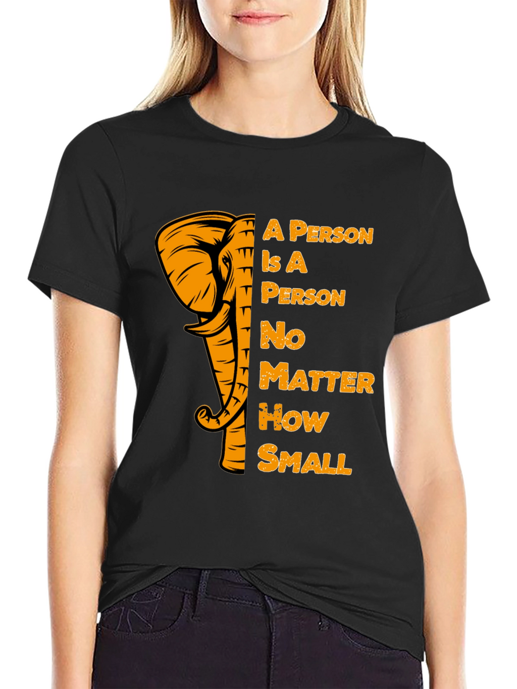 Elephant A Person T-Shirt Motivational Tee