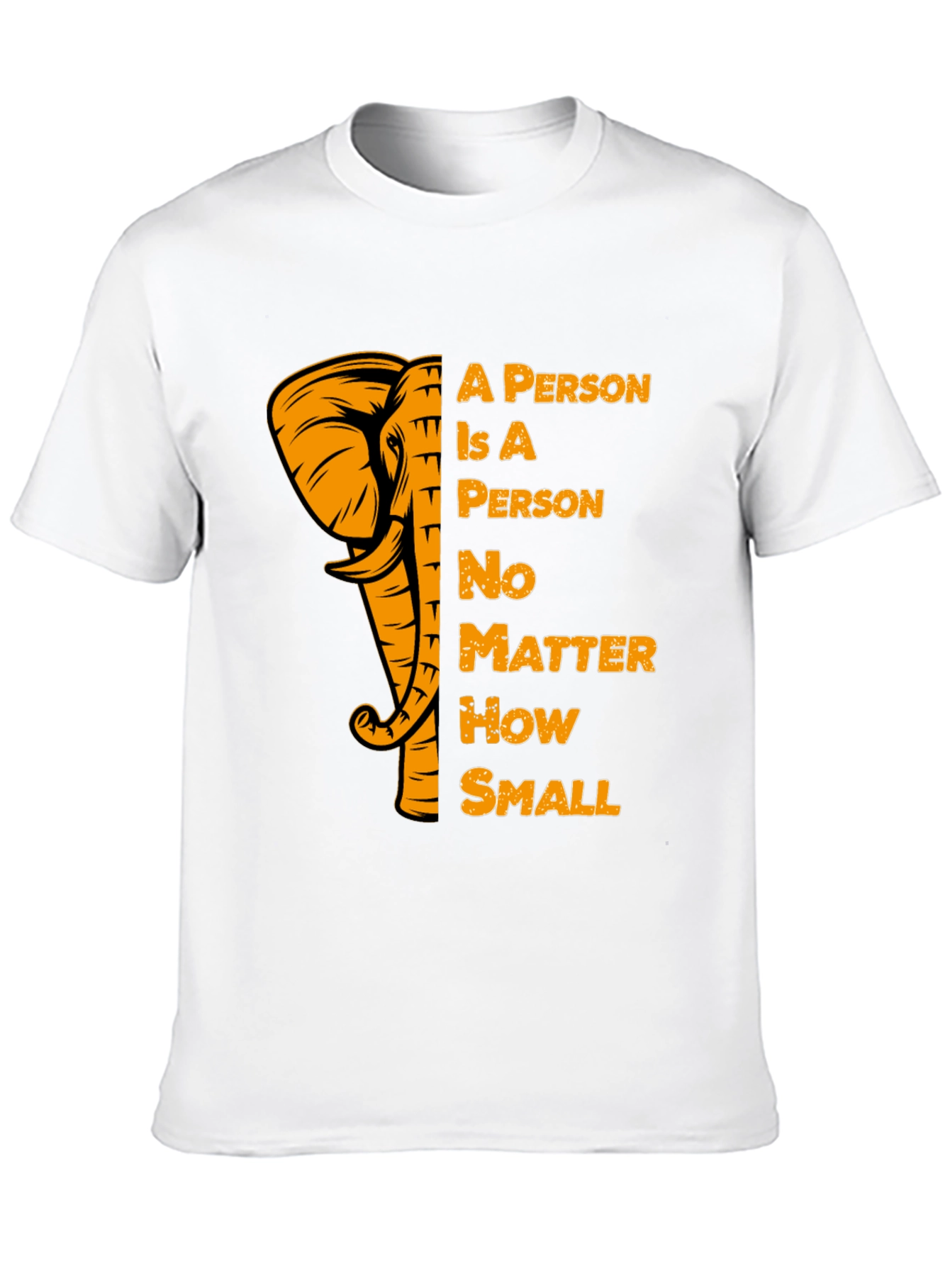 Elephant A Person T-Shirt Motivational Tee