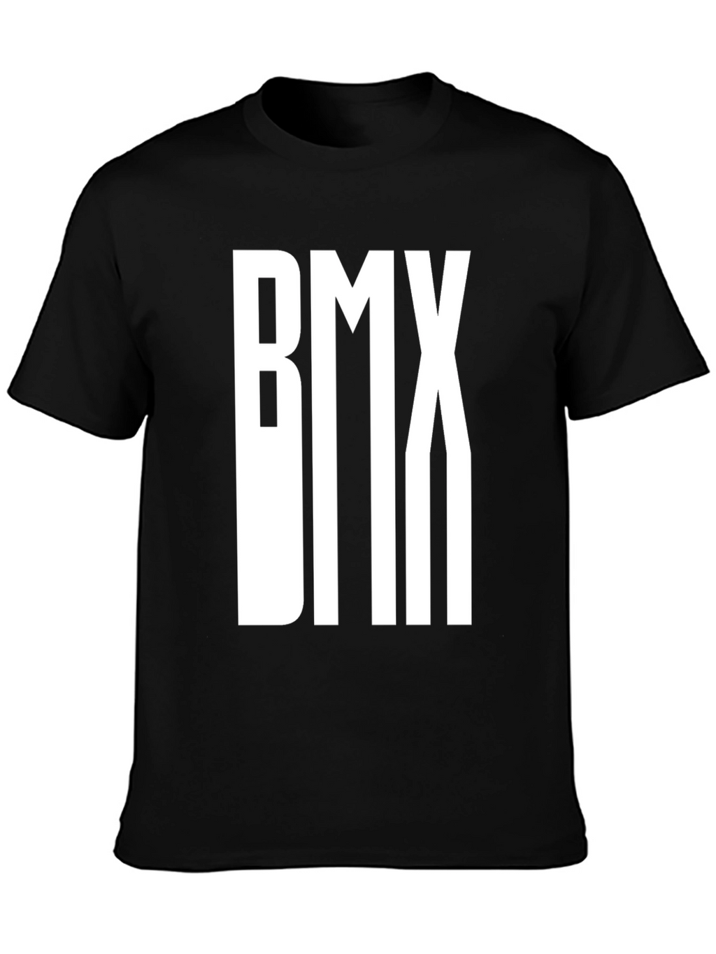 BMX Graphic Tee - Black Cotton T-Shirt