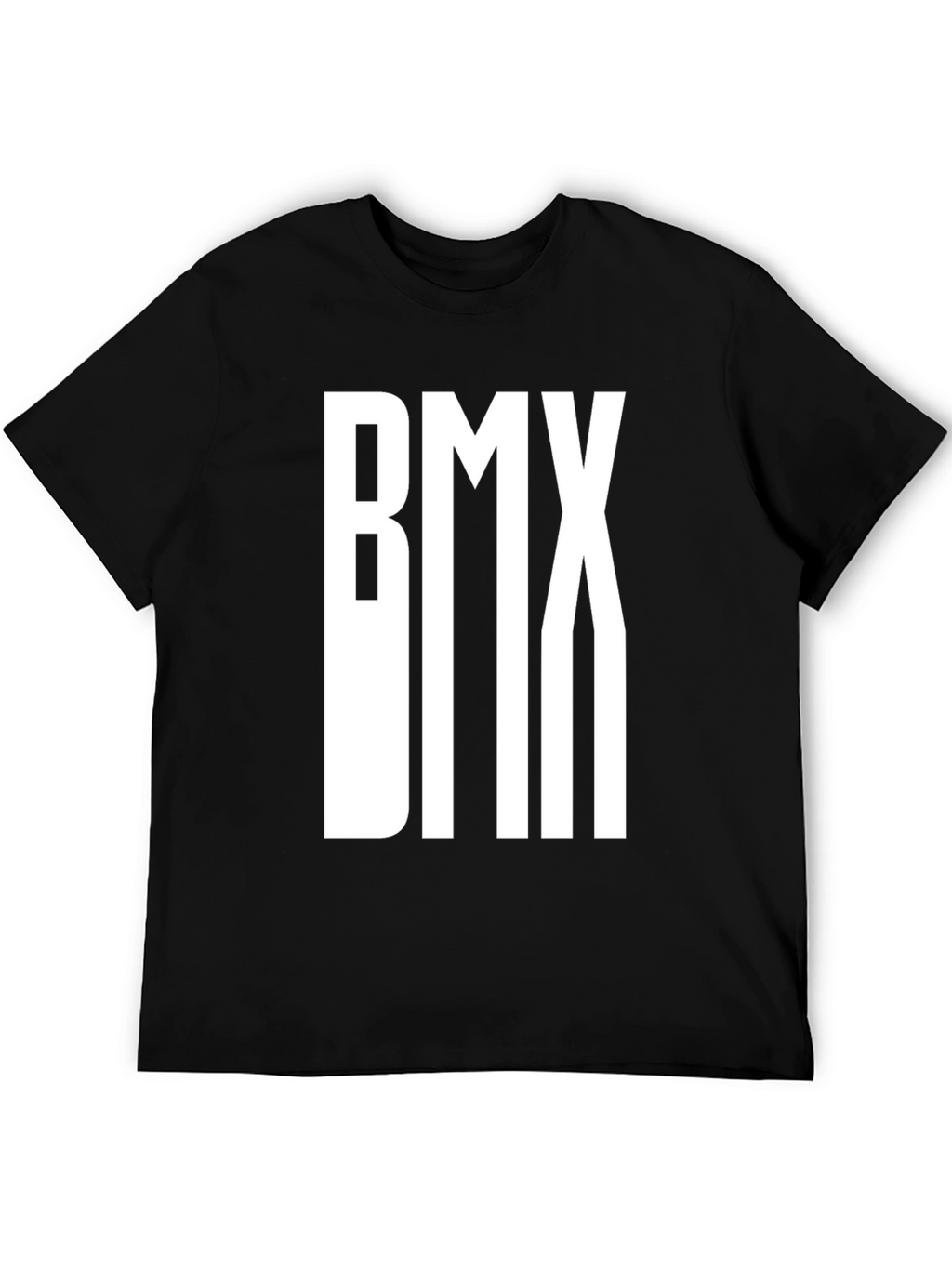 BMX Graphic Tee - Black Cotton T-Shirt