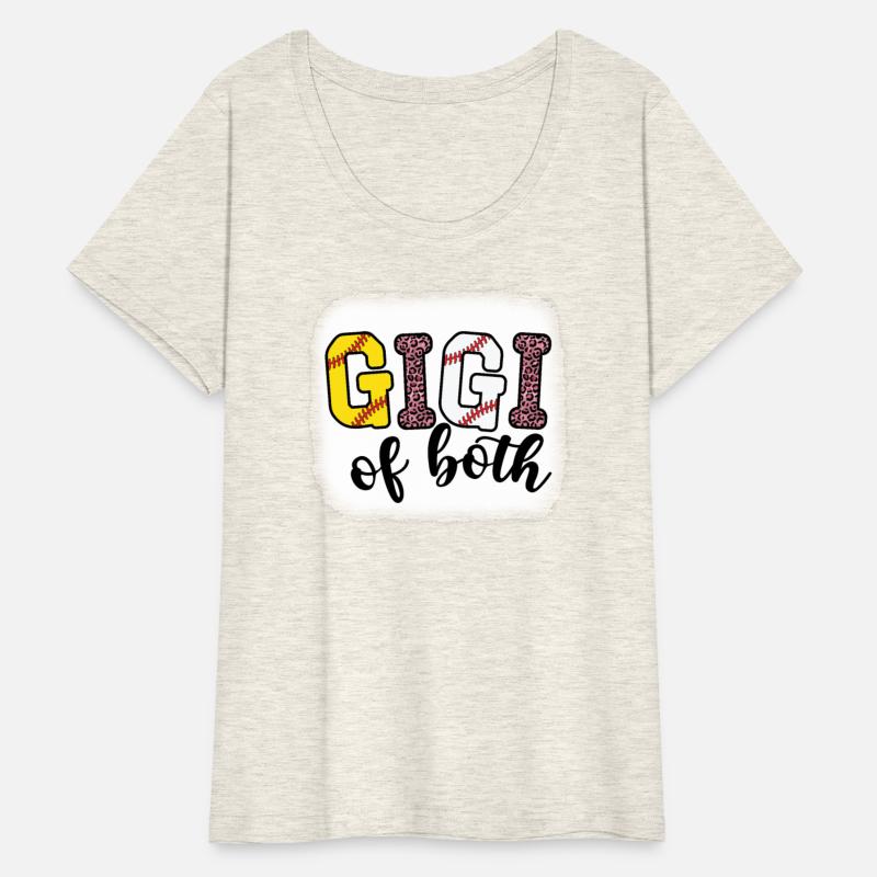 Gigi Of Both Funny Baseball Softball Sport Leopard