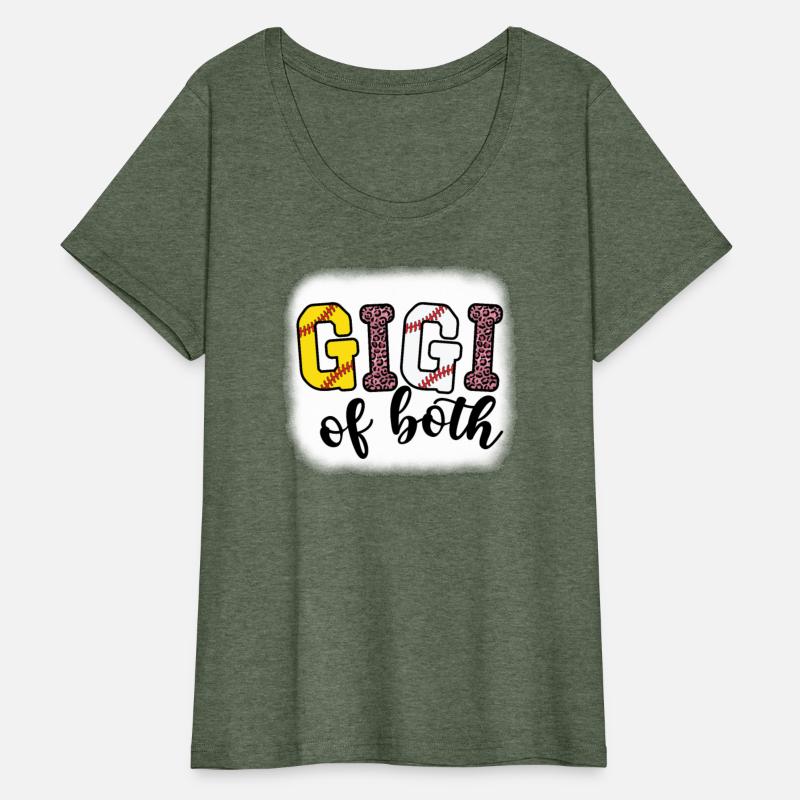 Gigi Of Both Funny Baseball Softball Sport Leopard