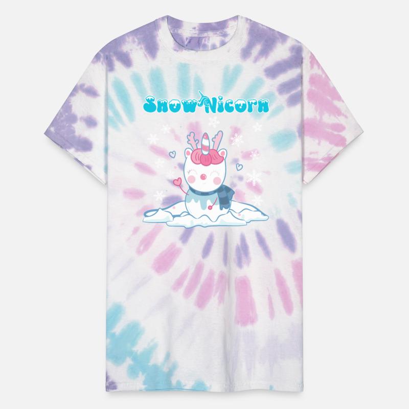 Girl Snow-Nicorn Unicorn Fan Snowflakes Frozen