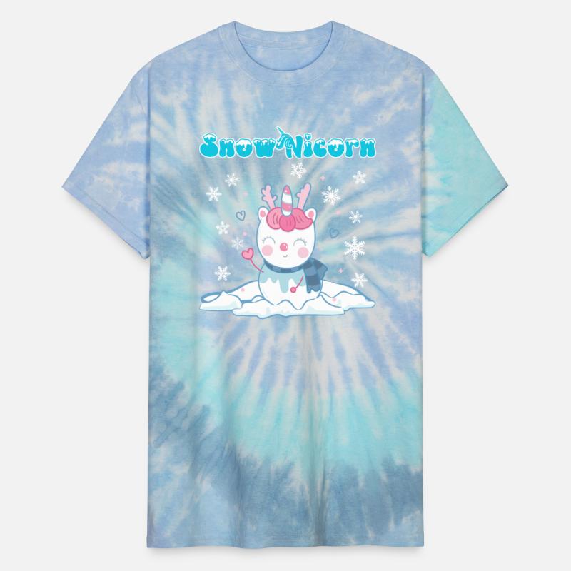 Girl Snow-Nicorn Unicorn Fan Snowflakes Frozen