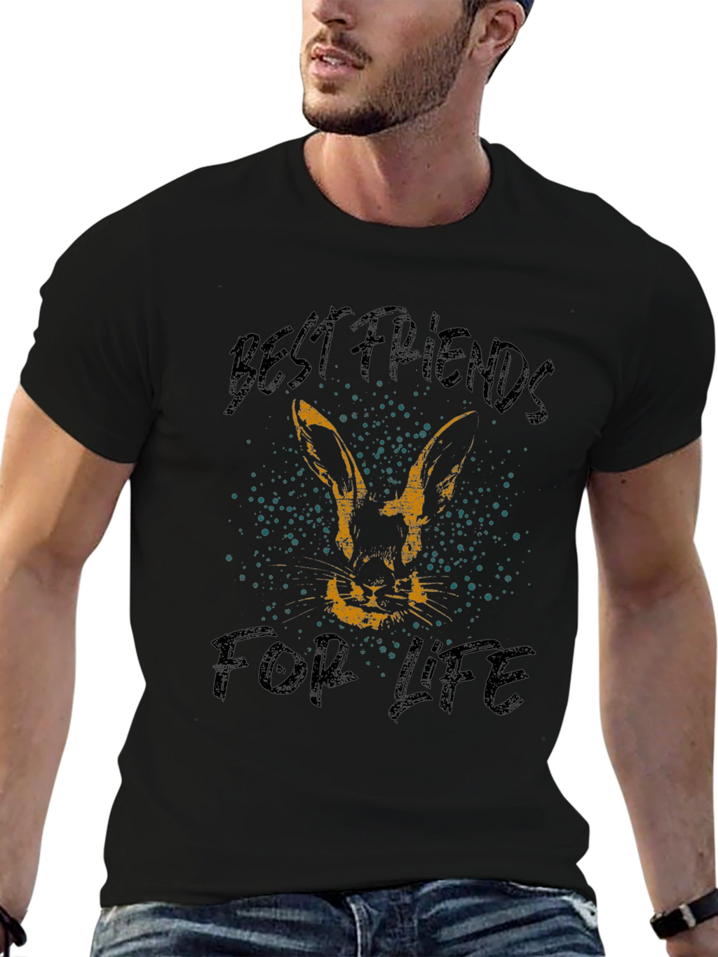 Best Friends For Life Rabbit Graphic Tee