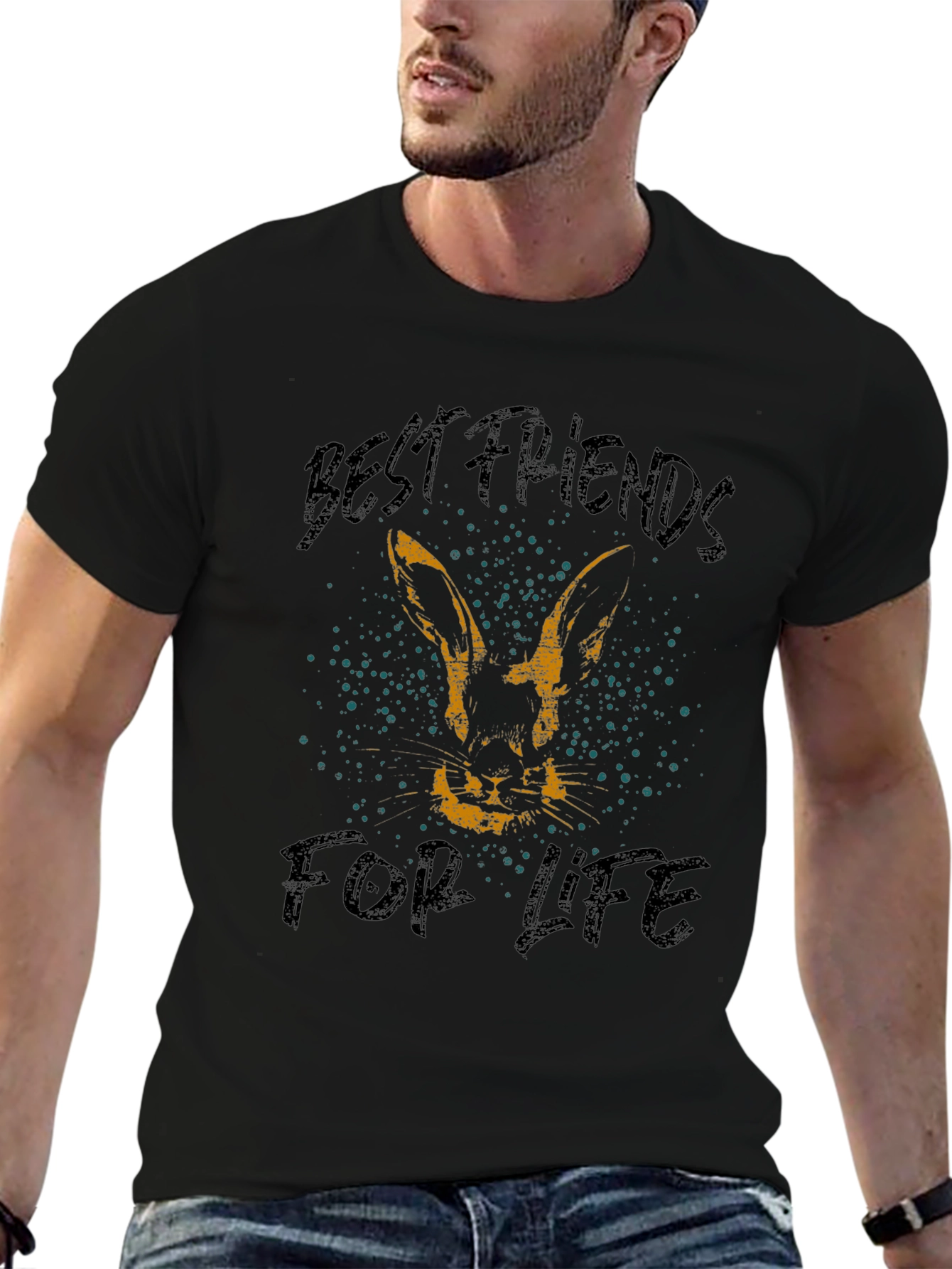 Best Friends For Life Rabbit Graphic Tee