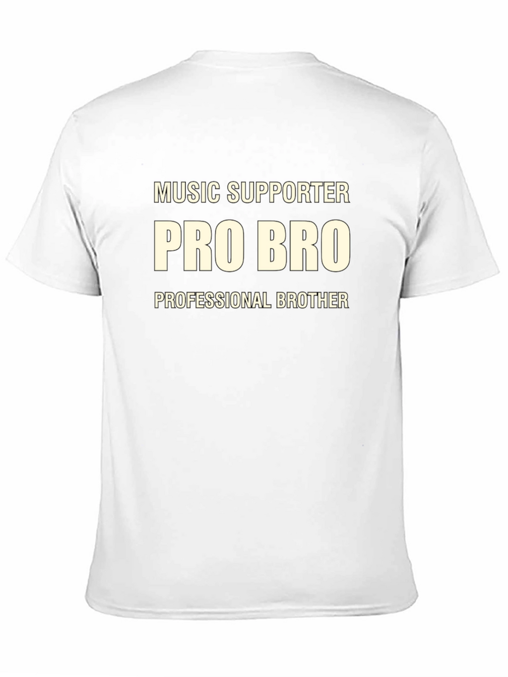 Music Supporter Pro Bro Graphic T-Shirt