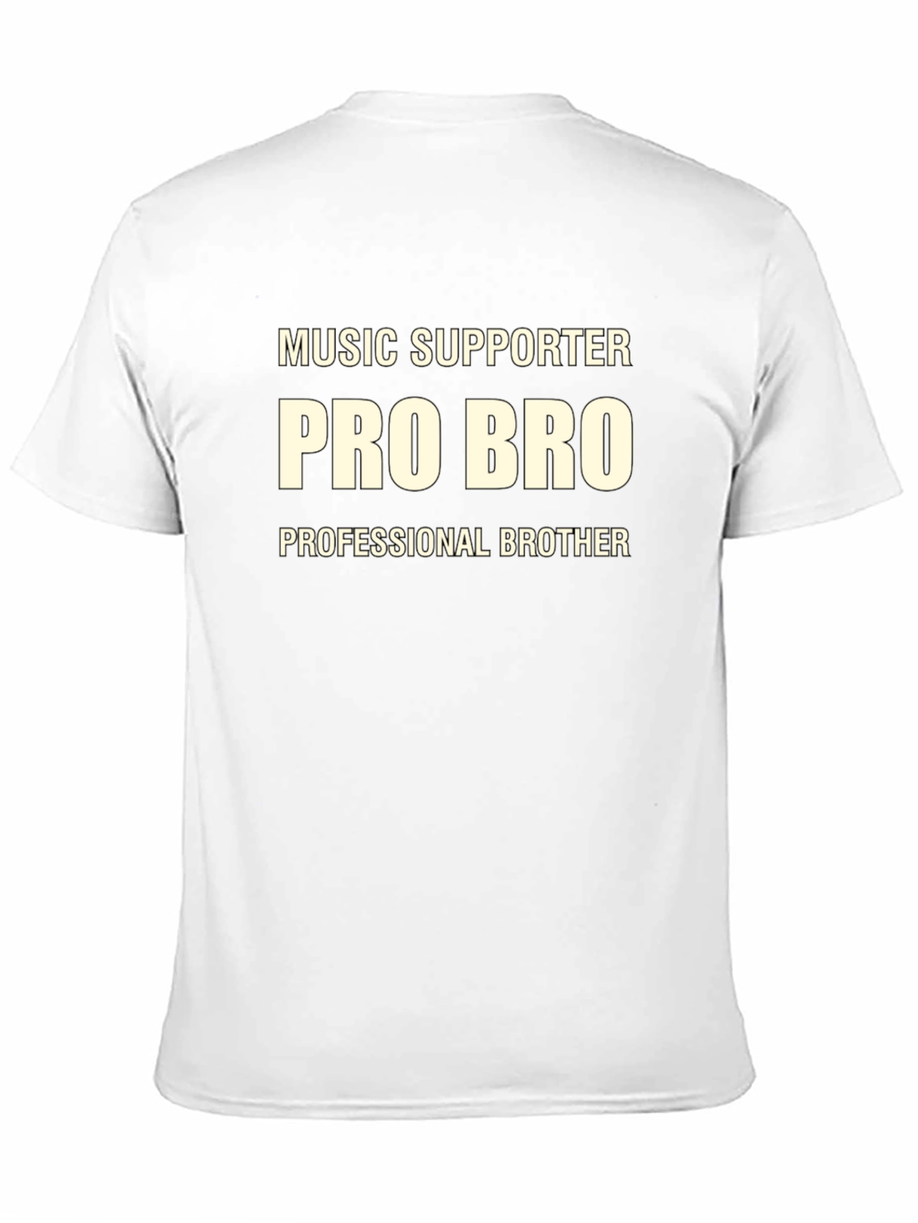 Music Supporter Pro Bro Graphic T-Shirt
