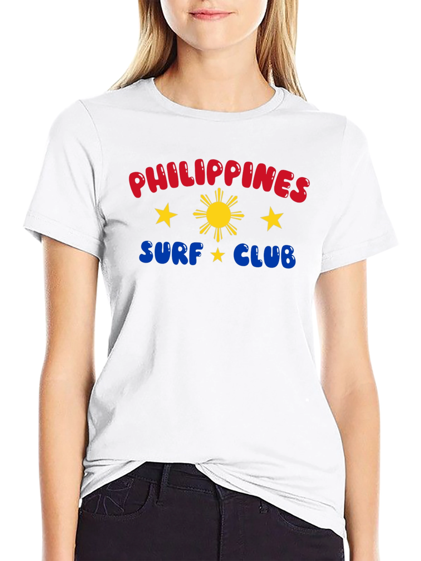 Philippines Surf Club Graphic Tee - Black