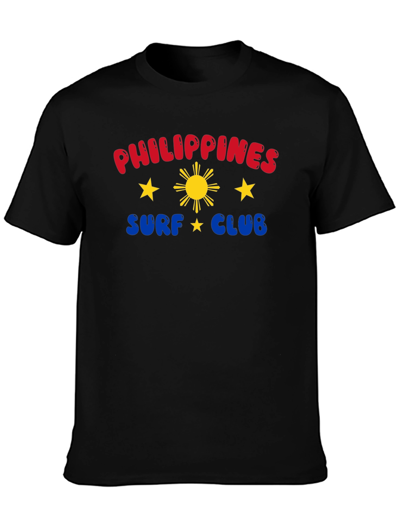 Philippines Surf Club Graphic Tee - Black