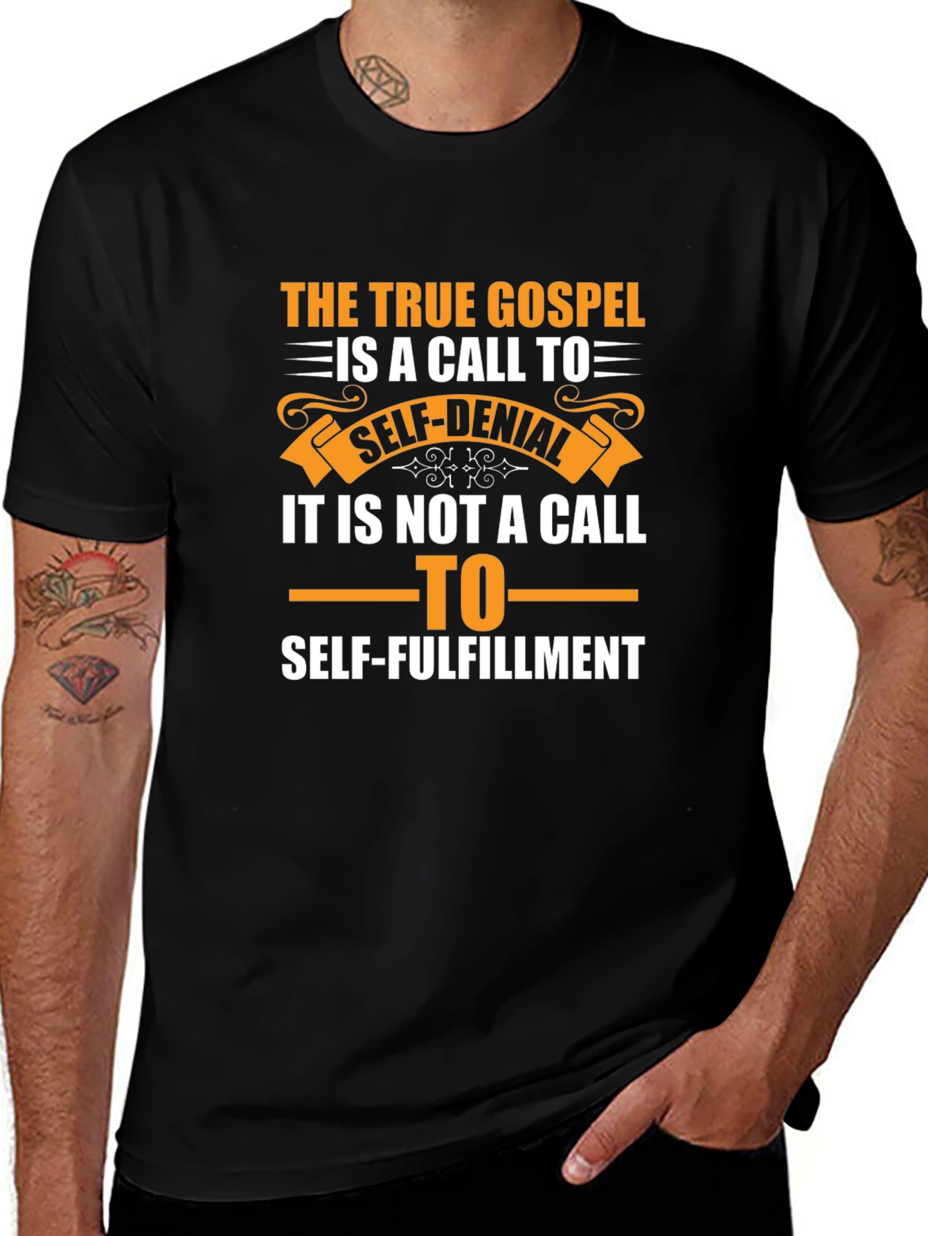 The True Gospel T-Shirt: Self-Denial vs. Fulfillment