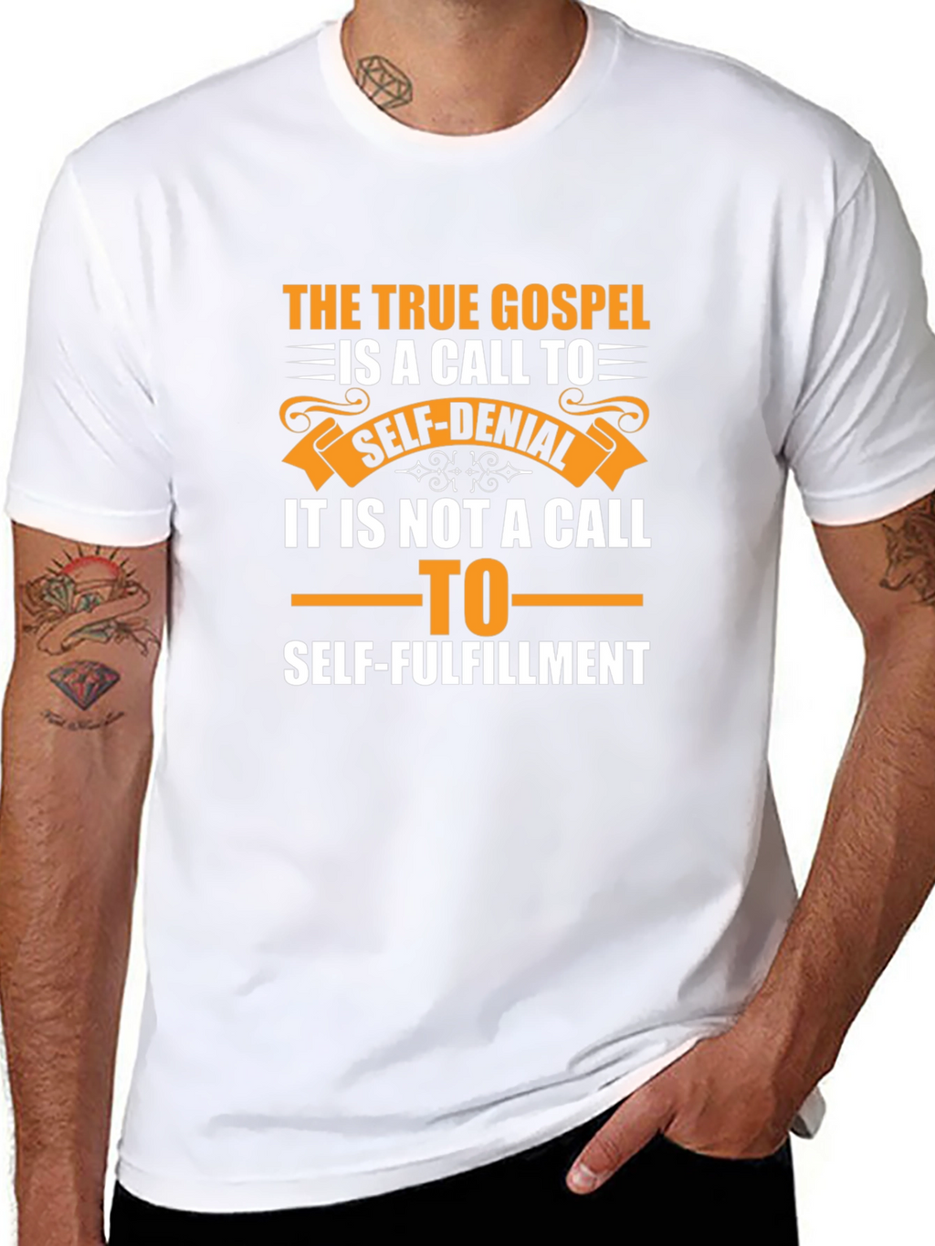 The True Gospel T-Shirt: Self-Denial vs. Fulfillment