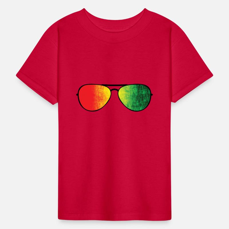 Glasses with bright Colors of Africa Continent