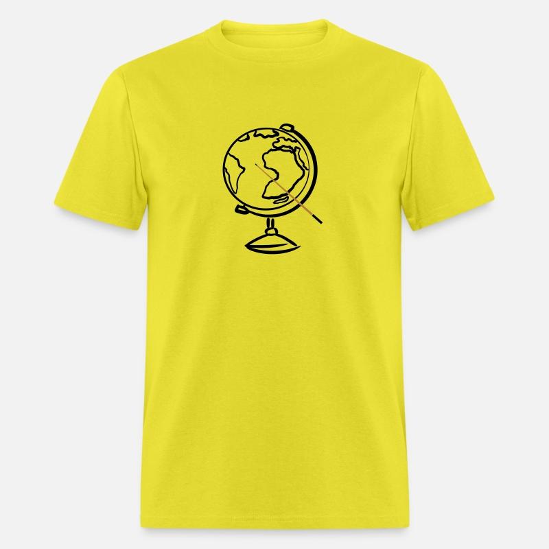 Globe with Pointer stick. Geography. Education.