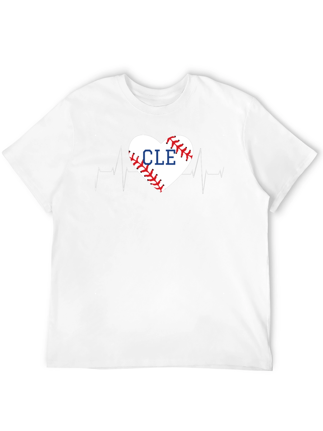 CLE Baseball Heartbeat T-Shirt