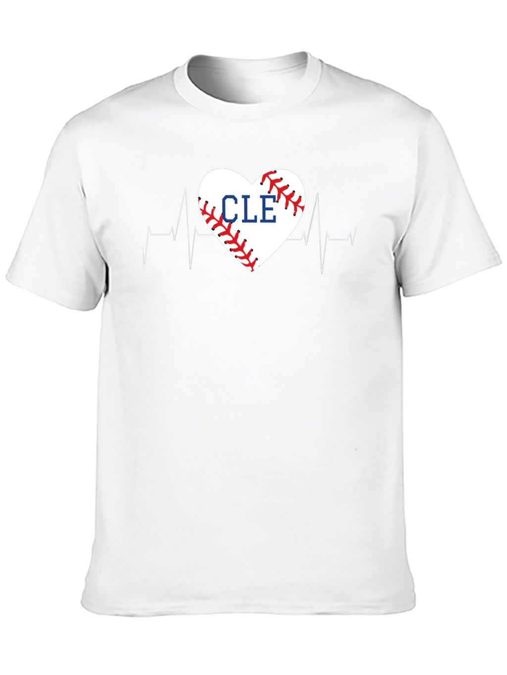 CLE Baseball Heartbeat T-Shirt