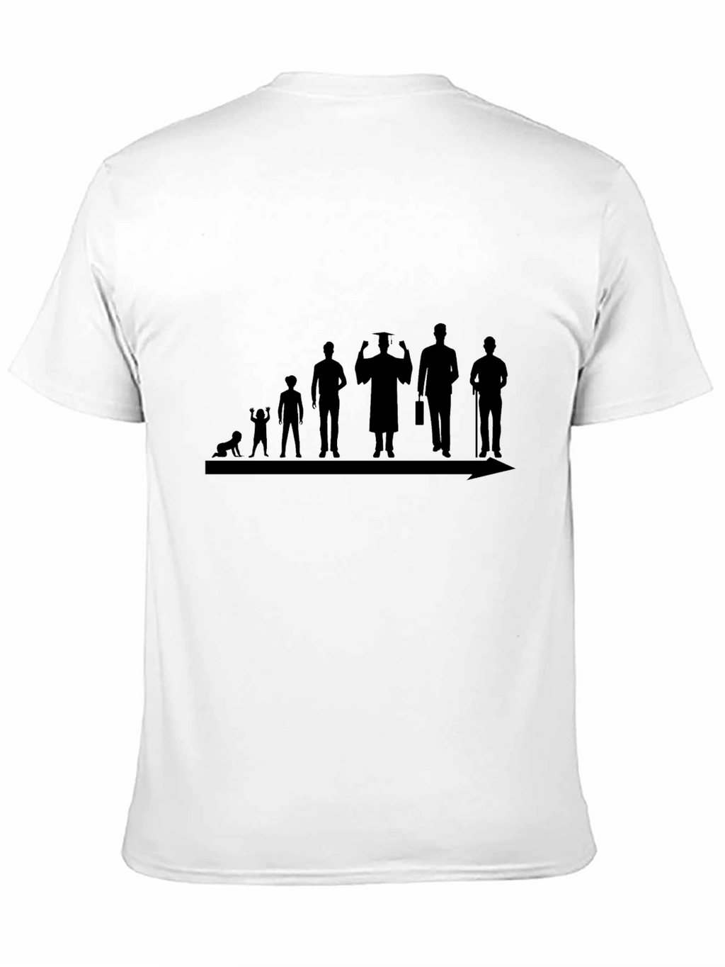 Evolution of Man Black T-Shirt